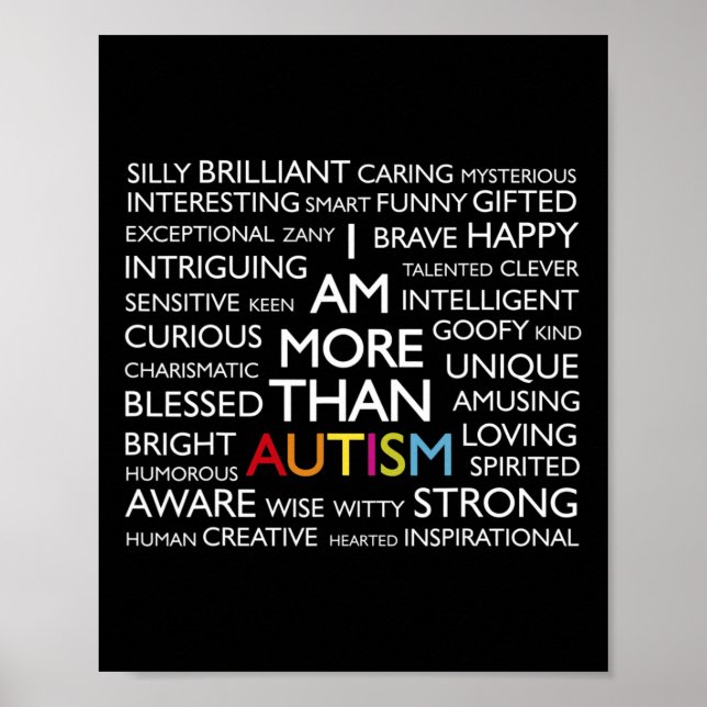 Autism  I Am More Than Autism   Poster (Front)