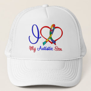 Autism I Love My Autistic Son Trucker Hat