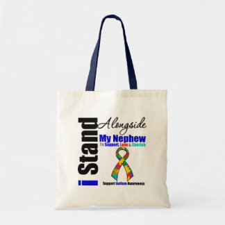 Autism I Stand Alongside My Nephew Tote Bag