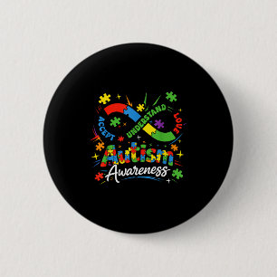 Autism infinity neurodiversity accept understand button