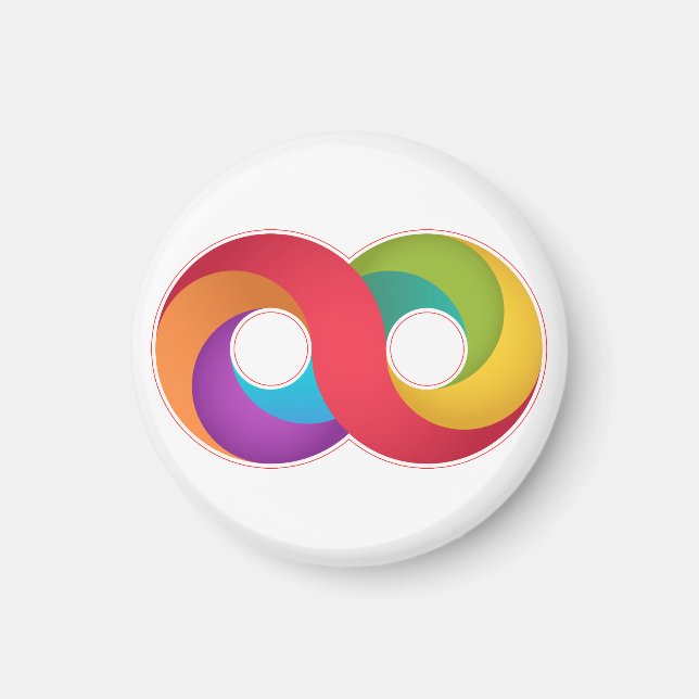 Autism Infinity Sign Magnet (Front)