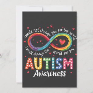 Autism Infinity Symbol Autism Awareness Month Save The Date
