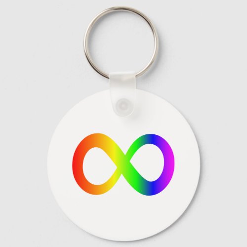 Autism Infinity Symbol Keychain