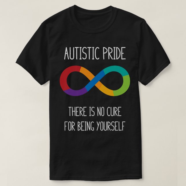 Autism Infinity Symbol Neurodiversity T  T-Shirt (Design Front)