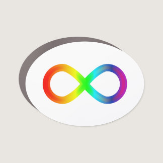 Autism Infinity Symbol of Neurodiversity Car Magnet
