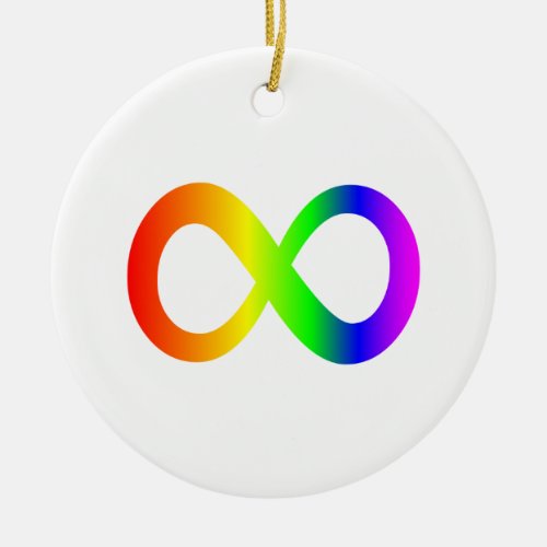 Autism Infinity Symbol Ornament