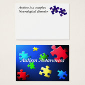 Autism Information Card- Customizable (Front & Back)