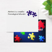 Autism Information Card- Customizable (Desk)