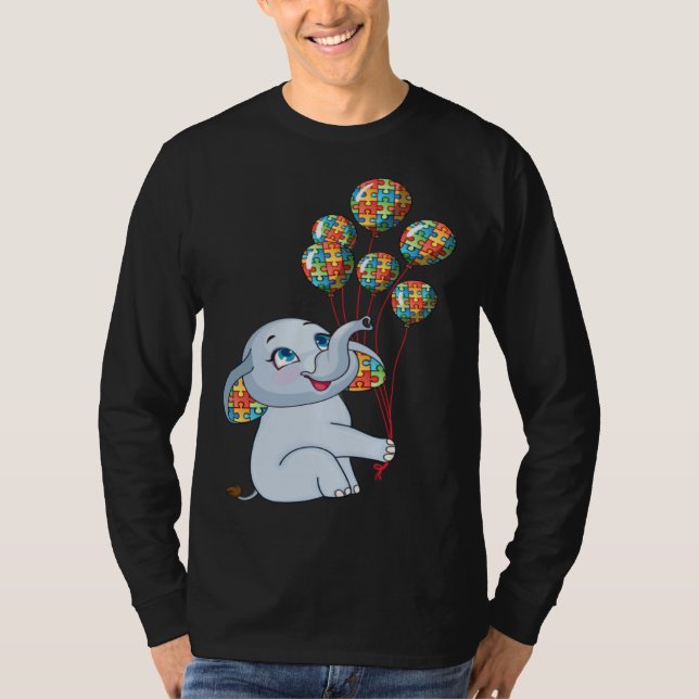 Autism is my Incredible talent Baby Elephant Autis T-Shirt (Front)