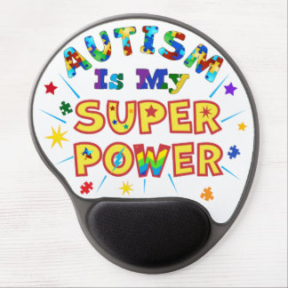 Autism Is My Super Power Gel Mouse Pad