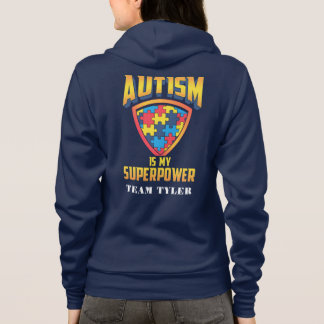 Autism is My Superpower Custom Family Matching Hoodie