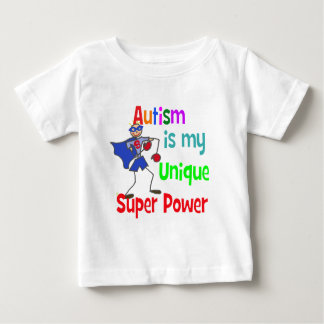 Autism is my unique super power baby T-Shirt