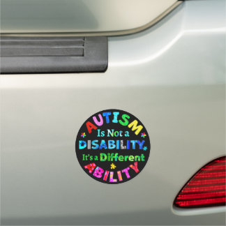 AUTISM Is Not a Disability Car Magnet