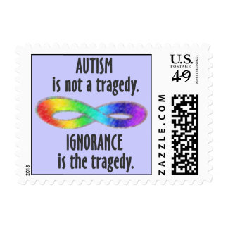 Autism is Not a Tragedy Stamps