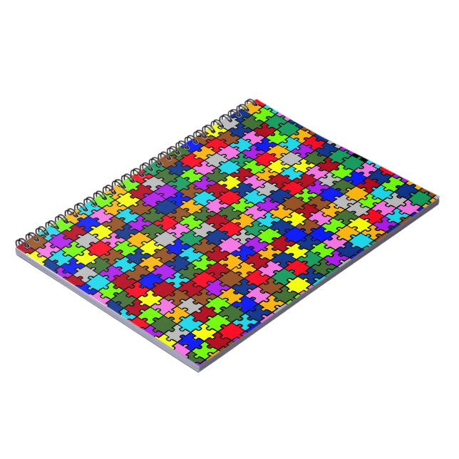 Autism jigsaw notebook (Left Side)