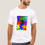 Autism Jigsaw Puzzel Piece Kid&#39;s T-shirt at Zazzle