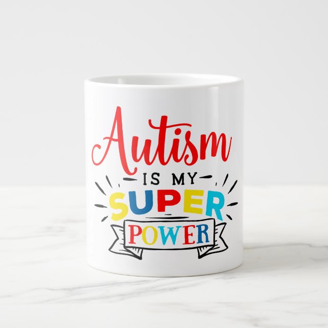 Autism  Jumbo Mug (Front)