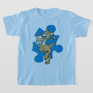 Autism Kangaroo and Joey T-Shirt