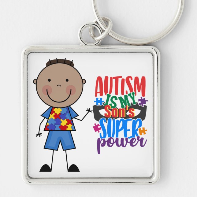 Autism -Keep or Create Your Own Keychain (Front)