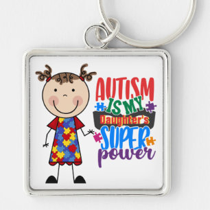 Autism -Keep or Create Your Own Keychain