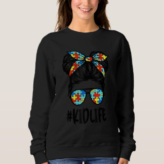 Autism Kids Kidlife Momlife Mama And Mini Mommy 1 Sweatshirt