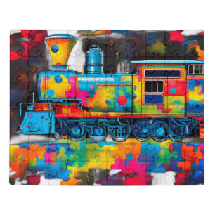 Autism locomotive Puzzle