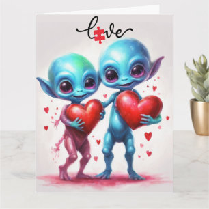 Autism love  card