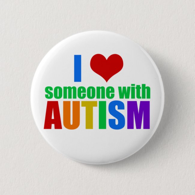 Autism Love Pinback Button