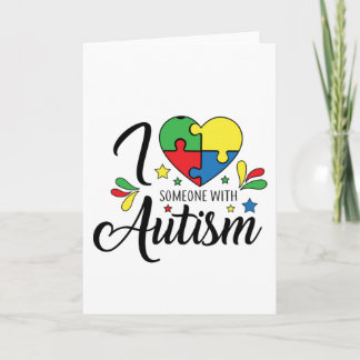 Autism Love Print Card