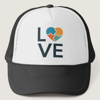 Autism Love Trucker Hat