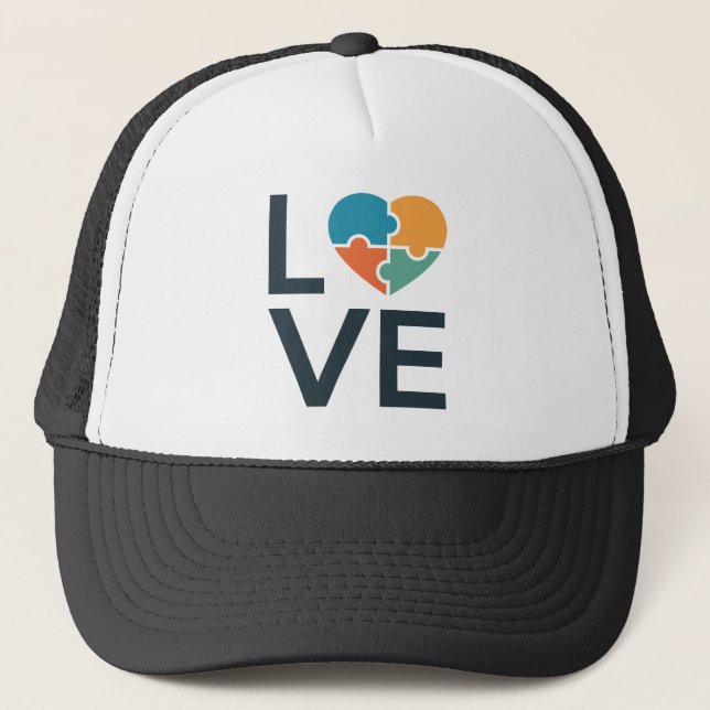 Autism Love Trucker Hat (Front)