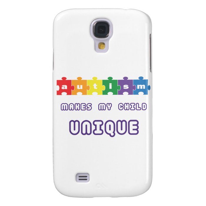 Autism makes my child unique galaxy s4 case