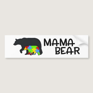 Autism Mama Bear Vinyl Decal Sticker - Car Truck V
