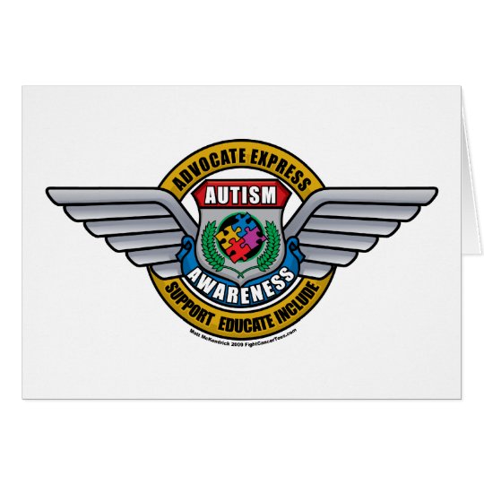 Autism Medal Card