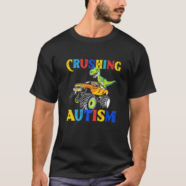 Autism Mega Truck An Autism Awareness  1 T-Shirt (Front)