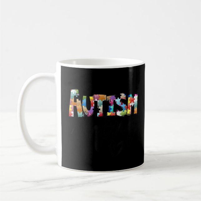 Autism Mom  Autism Awareness  Autism Mom Life  Coffee Mug (Left)