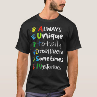 Autism Mom Autism Awareness Autistic Boys auntiesa T-Shirt