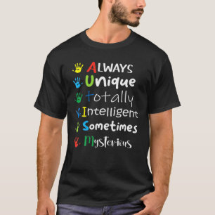Autism Mom Autism Awareness Autistic Boys Girls T-Shirt