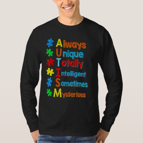 Autism Mom Autism Awareness Autistic Boys Girls To T_Shirt