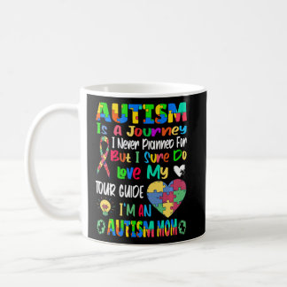 Autism Mom Autism Awareness Puzzle Autism Is A Jou Coffee Mug