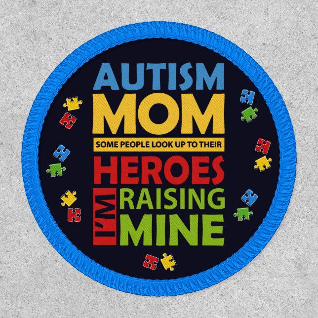 Autism Mom Awareness Campaign Patch (Front)