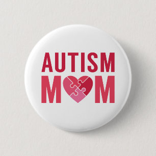 Autism Mom Button