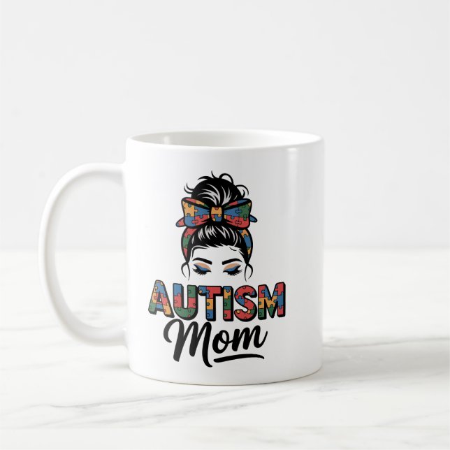 Autism Mom Coffee Mug (Left)
