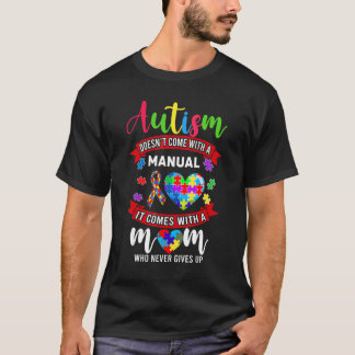 Autism Mom Costume Women Autism Awareness Mom Cute T-Shirt