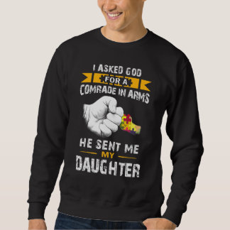 Autism Mom Dad Daughter Autism Awareness Men Women Sweatshirt