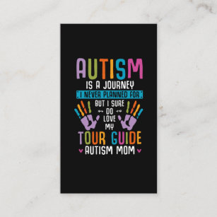 Autism Mom Family Member Support Autistic Children Business Card