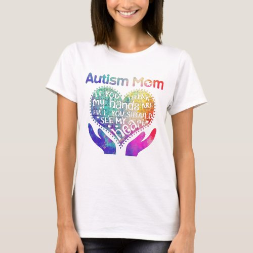 Autism Mom Gift For Mothers Day T_Shirt
