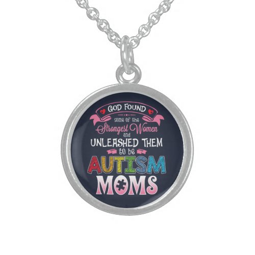 Autism Mom Inspiration  Sterling Silver Necklace
