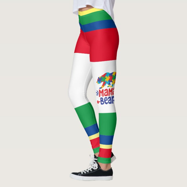 Autism Mom   - Leggings (Left)