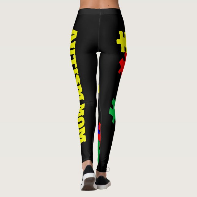 Autism Mom - Leggings (Back)